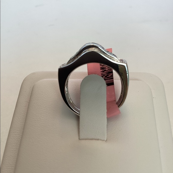 14k TSAVORITE & DIAMOND UNISEX RING - Picture 3 of 8